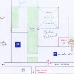 Plan d'accès à la salle D